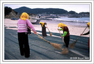 渔村（二）：扫网的妇女 