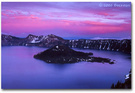 Crater Lake NP: sunset 