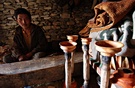 普兰谢瓦尔村的木碗工-3 