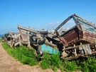 小麦岛（1） 多条废船