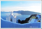 希腊爱琴海- 圣托里尼岛  蓝的安静别致